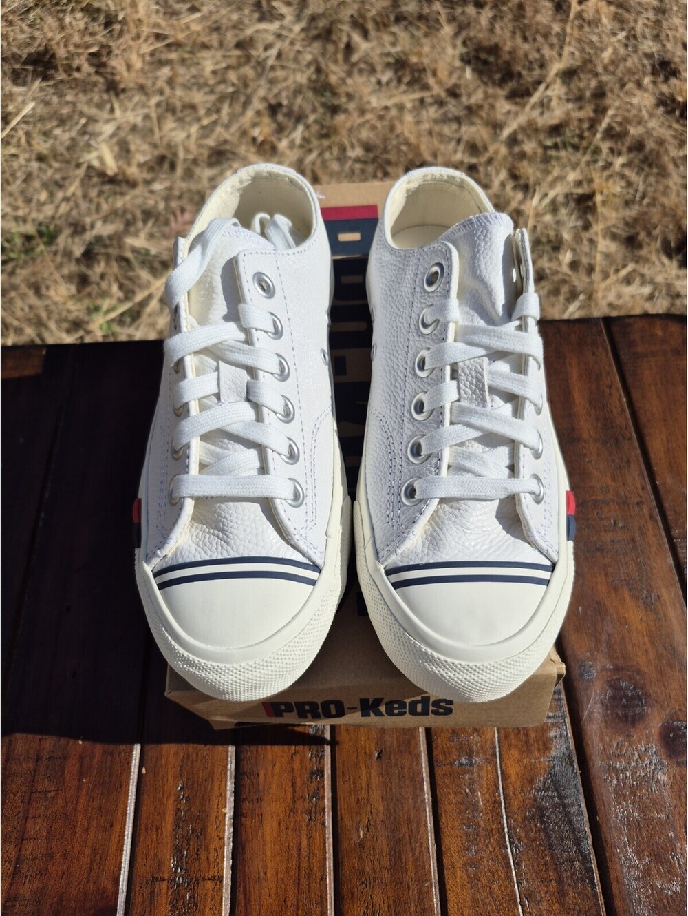 PRO-Keds Royal Low Leather White Men’s Size 4 PH61438 Low New Very Nice
